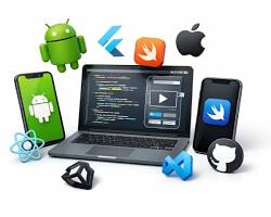 App and software development — mobile and cross-platform development icons