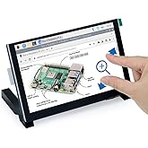 Desktop touchscreen display on a stand